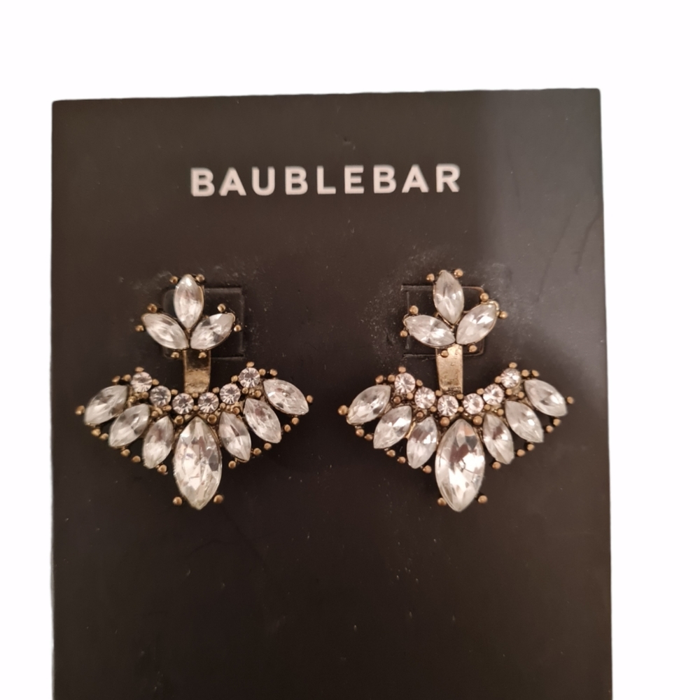 COPY - BaubleBar Rhinestone Ear Jacket Earrings